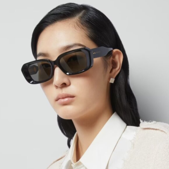 NEW GG1531SK 001 GUCCI BLACK SQUARE UNISEX GUCCI SUNGLASSES - Picture 1 of 13